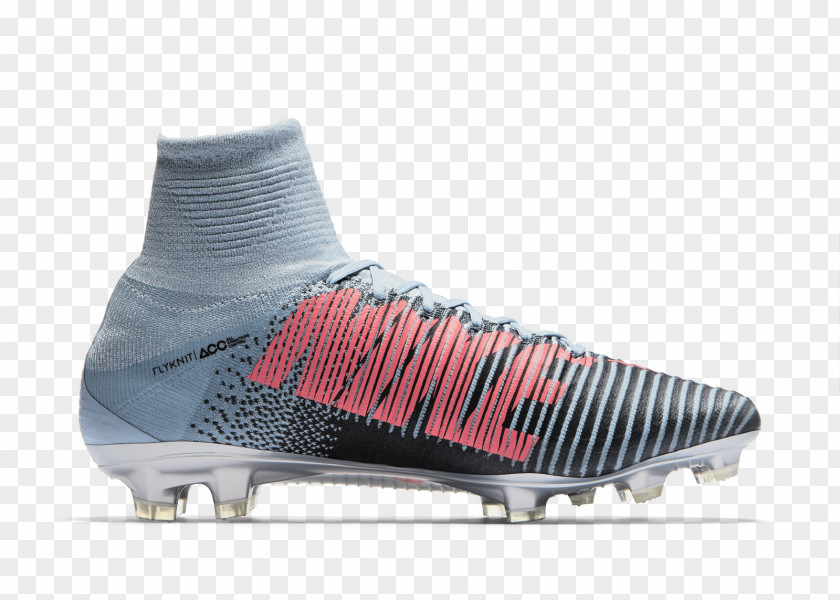 Nike Football Boot Mercurial Vapor Shoe Superfly V FG Black Pink Blast PNG