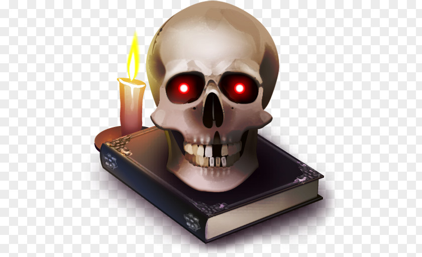 Horror Transparent Skull ICO Icon PNG