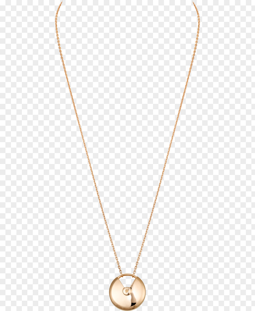 Jewelry Model Locket Necklace Cartier Diamond Gold PNG