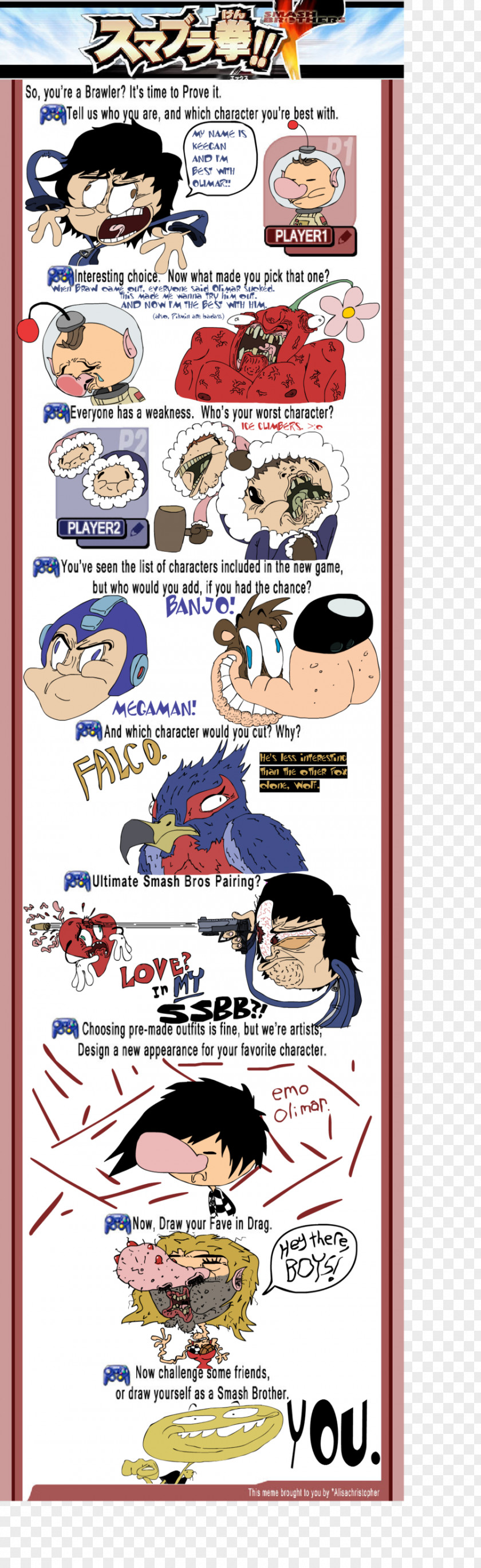 Line Comics Super Smash Bros. Brawl Cartoon Character PNG