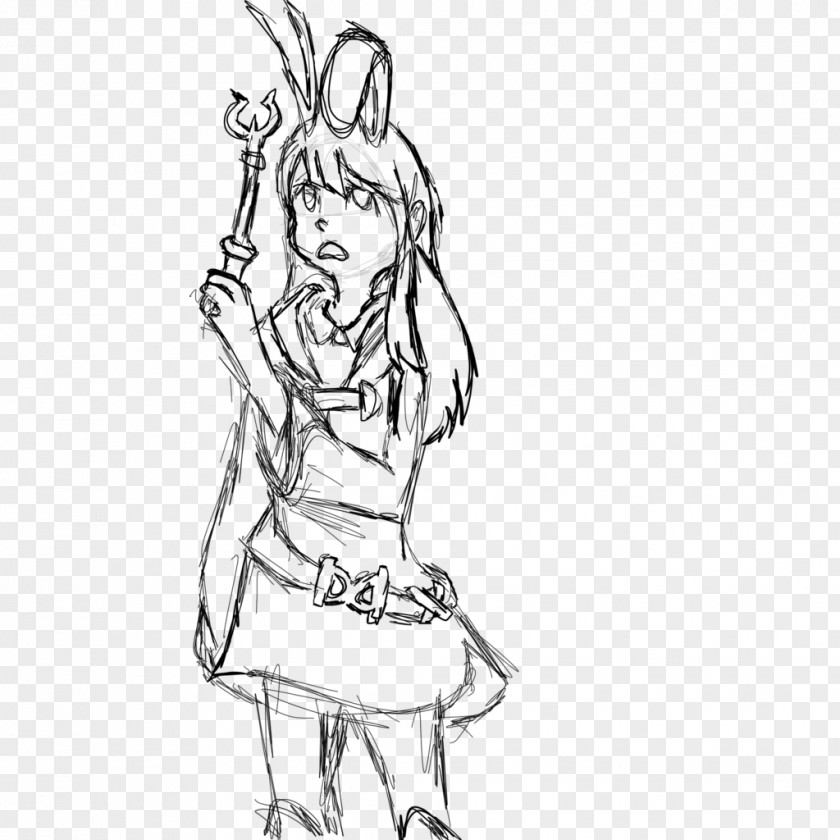 Little Witch Academia Drawing Line Art Finger Sketch PNG