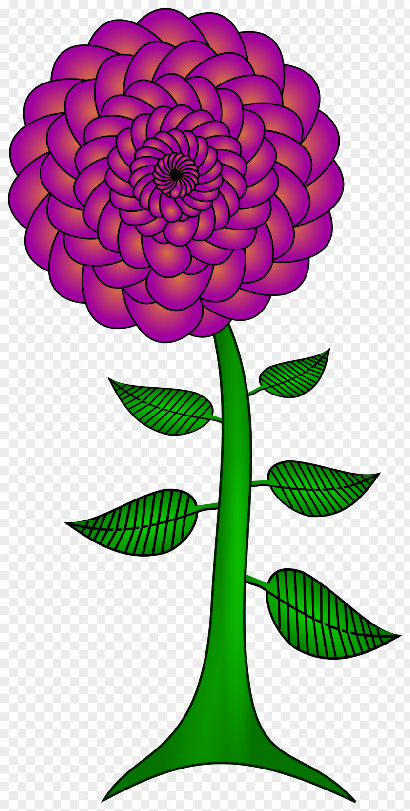 Paisley Flower Clip Art PNG