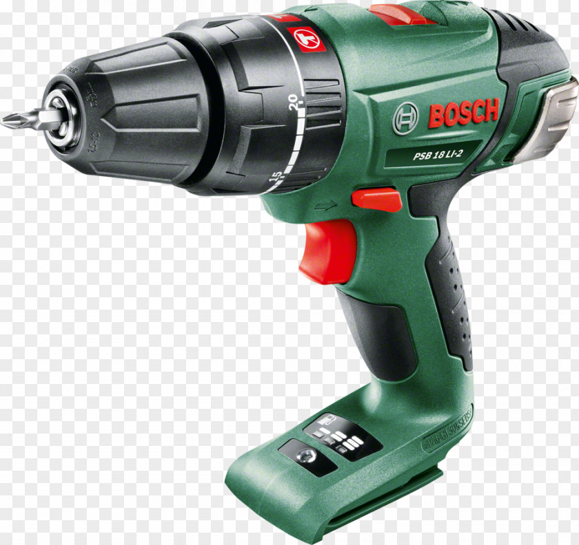 PSB 18 LI-2 Lithium-Ion Cordless Combi DrillGreen Augers Bosch Home And Garden Li-2 Impact Driver V 2.5 Ah Li-ion Incl Ergonomic InclDrill PNG