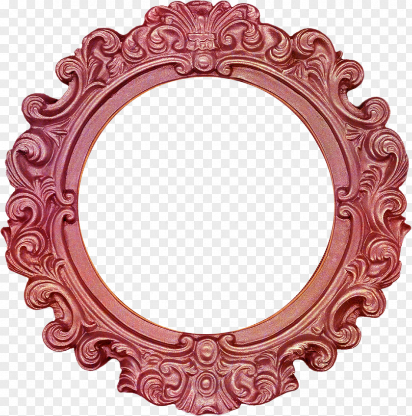 Red Frame Pattern Picture Decorative Arts Clip Art PNG
