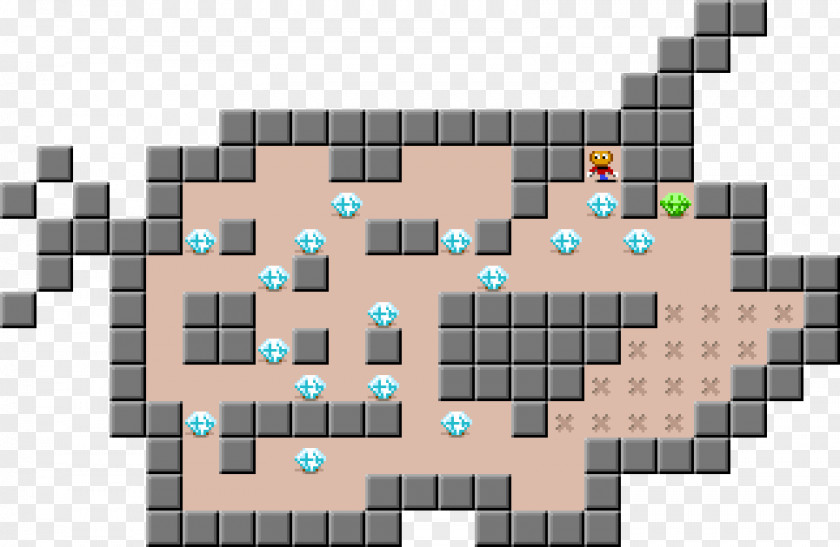 Sokoban Floor Plan Video Game PNG