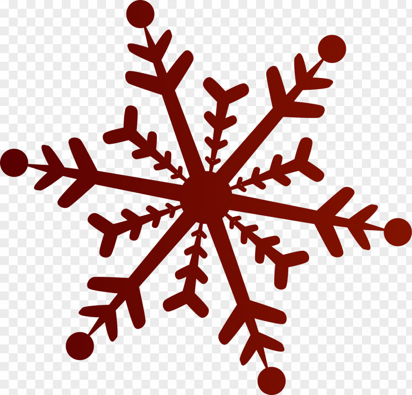 Coffee Simple Snow Snowflake Red Clip Art PNG