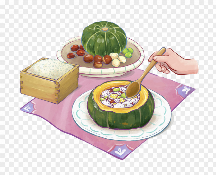 Food And Spoon Squash Soup Pumpkin PNG