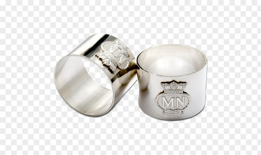 Ring Silver Merchant Navy Medal PNG