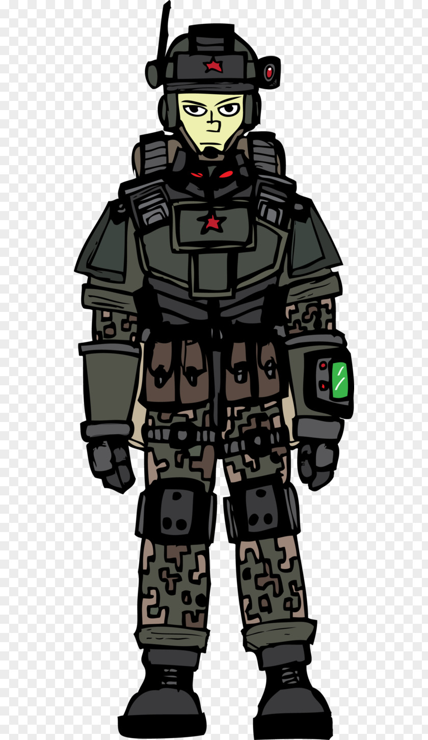 Army General Robot Mecha Mercenary Character PNG