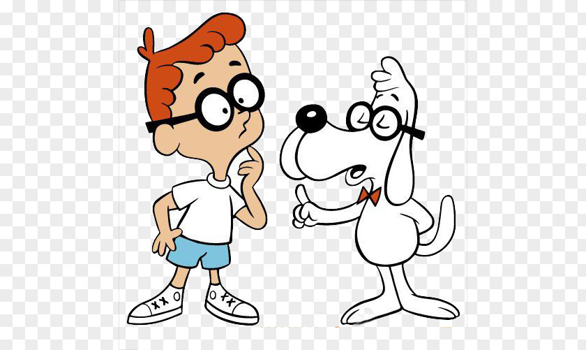 Boy And Dog Mister Peabody Animated Cartoon DreamWorks Animation WABAC Machine PNG