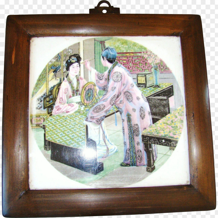 Chinoiserie Art Painting Picture Frames PNG
