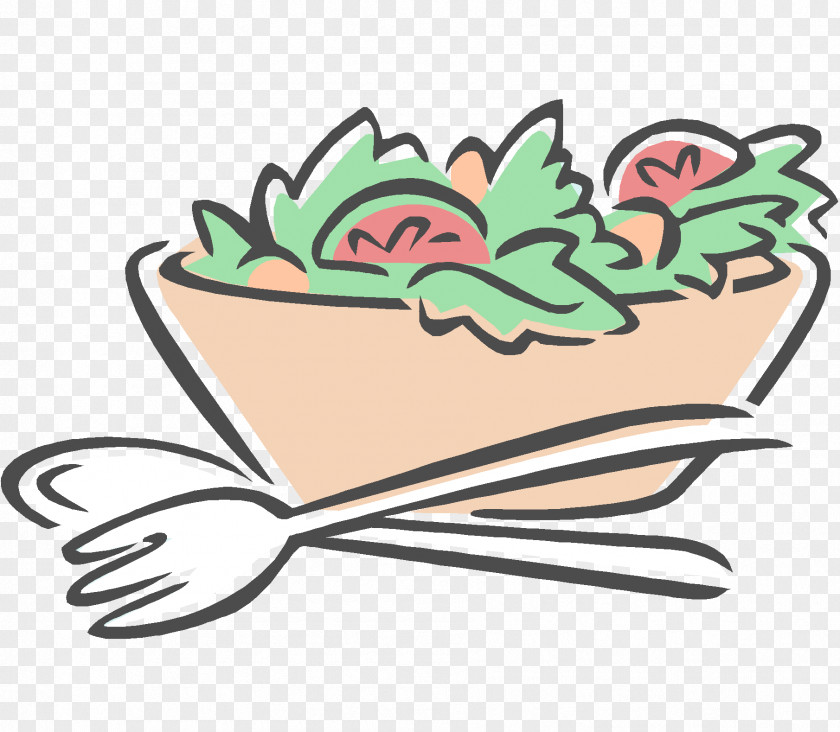 Salad Organic Food Recipe Drawing PNG