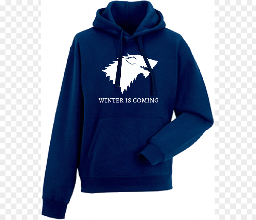 Winter Is Coming Hoodie T-shirt Bluza House Stark PNG