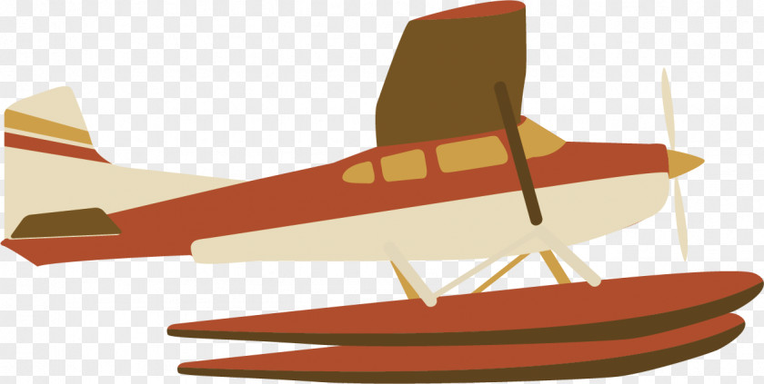 FIG Creative Cartoon Airplane Light Aircraft PNG