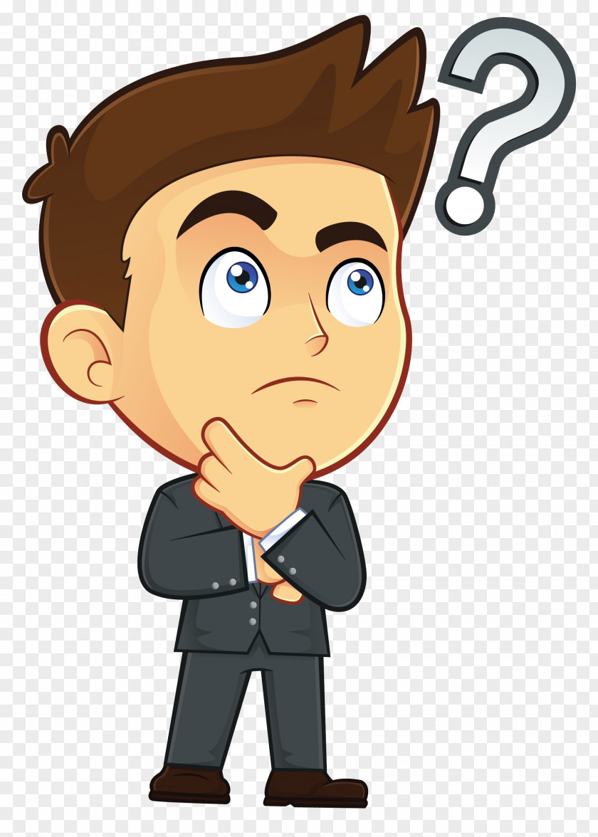 Man Thinking Cartoon Video Royalty-free Social Media YouTube Clip Art PNG