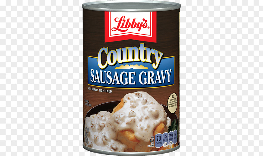 Bacon Sausage Gravy Biscuits And Libby's PNG