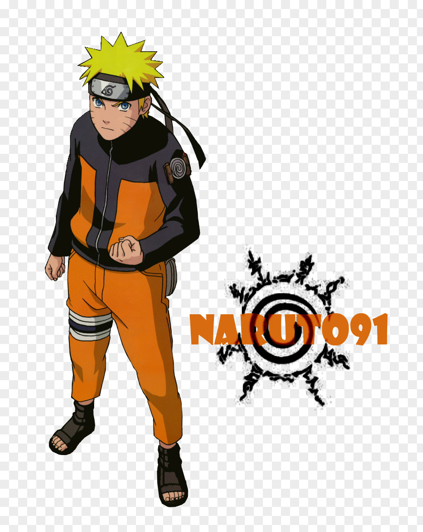 Naruto Costume Cartoon Rendering PNG