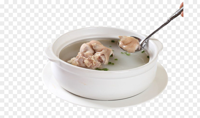 Ti Hua Pea Soup Cattle Recipe Hoof Bowl PNG