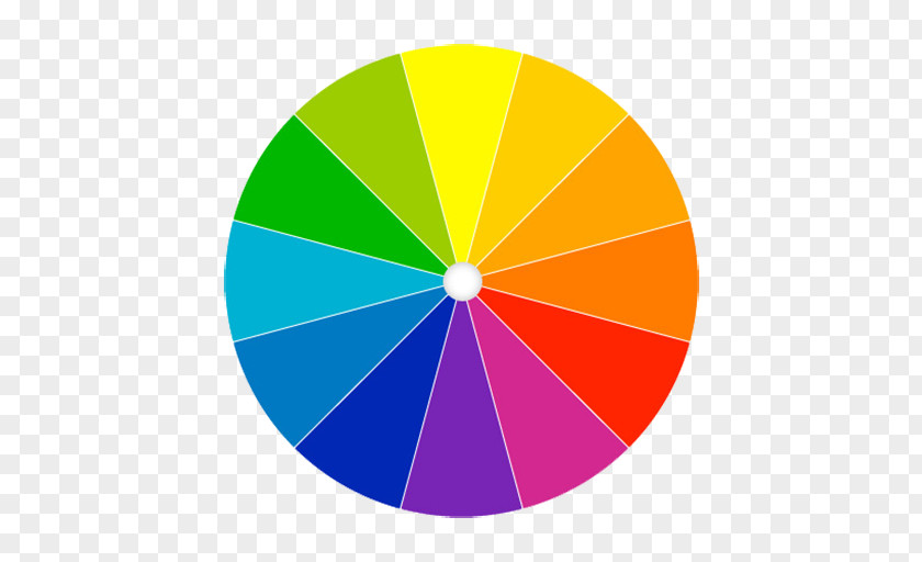 Color Wheel Scheme Complementary Colors Theory PNG