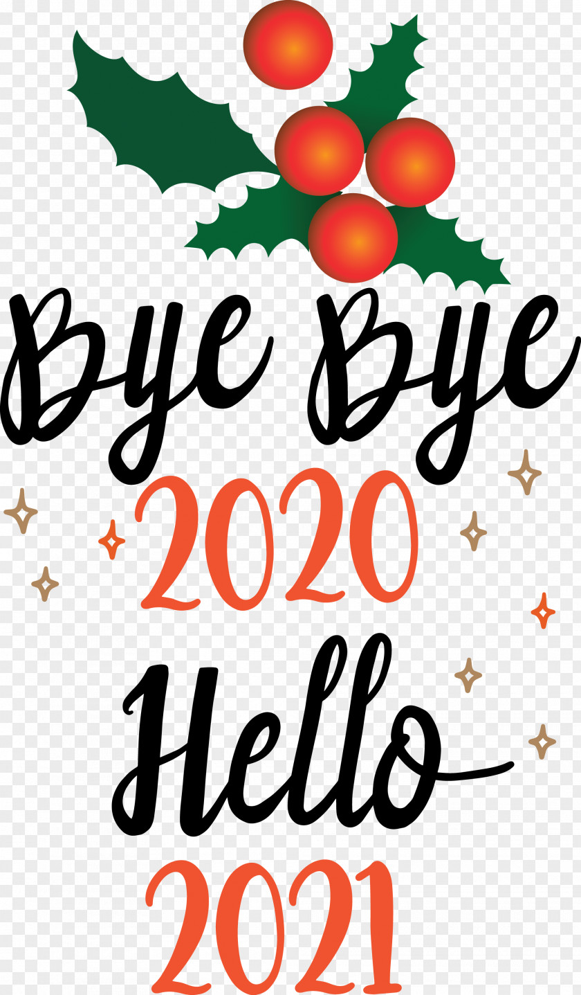 Hello 2021 Year Bye 2020 PNG