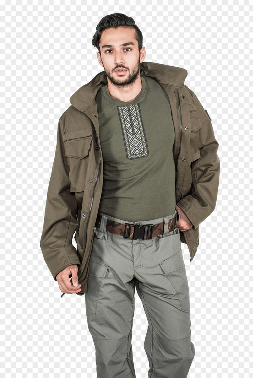 Jacket M-1965 Field Outerwear Hood Coat PNG