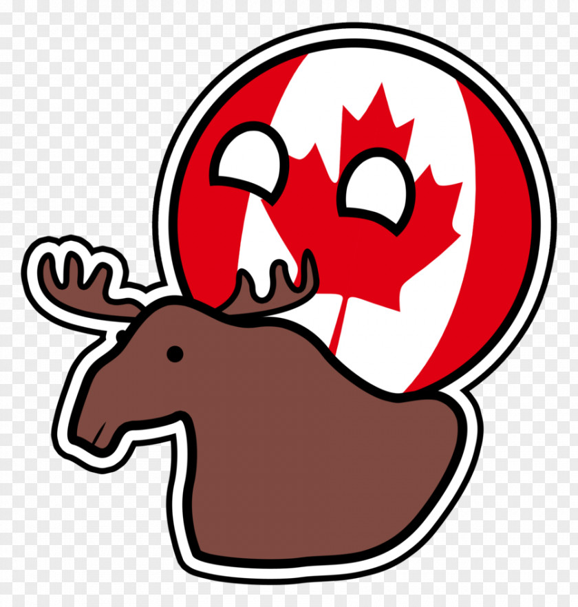 MOOSE T-shirt Polandball Canada Art Moose PNG