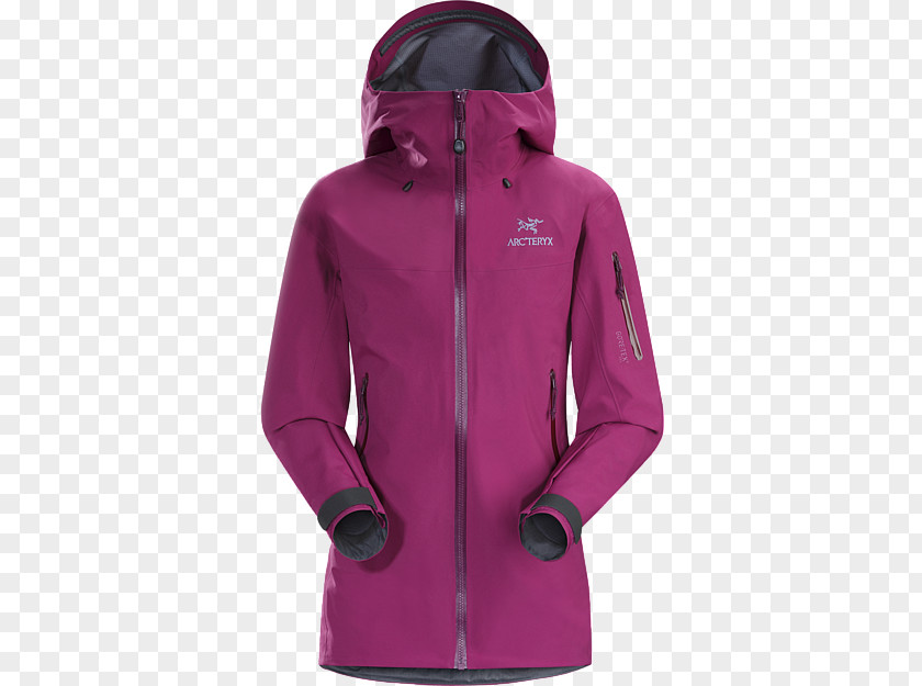 Arc'teryx Hoodie Shell Jacket Gore-Tex PNG