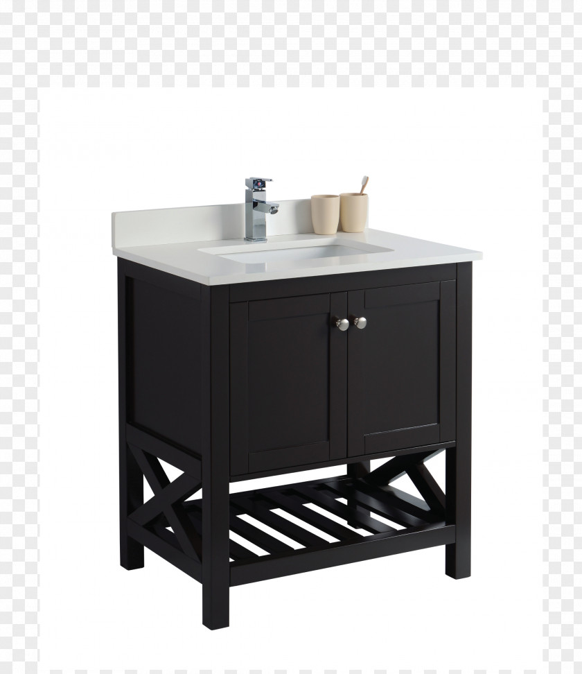 Bathroom Cabinet Espresso Countertop Table PNG