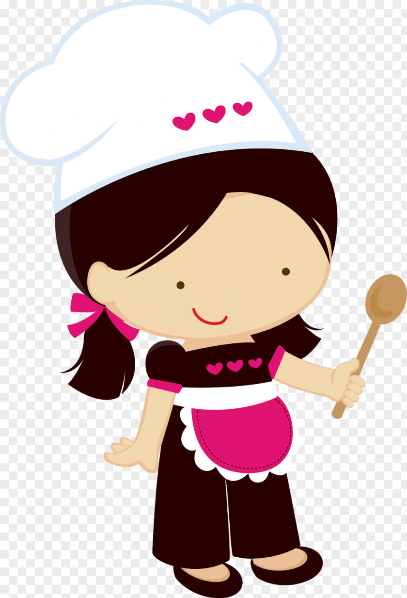 Chef Girl Woman Cooking PNG , chef, female chef illustration clipart PNG