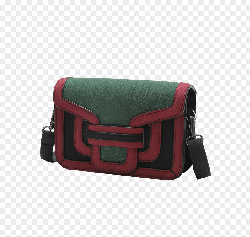 Green Stitching Messenger Bags PNG