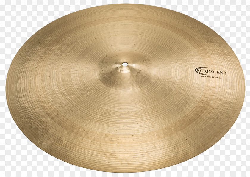 Hi-Hats Sabian Crescent Wide Ride Cymbal Distressed Hammertone PNG