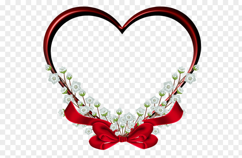 LOVE Heart Picture Frames Valentine's Day Clip Art PNG