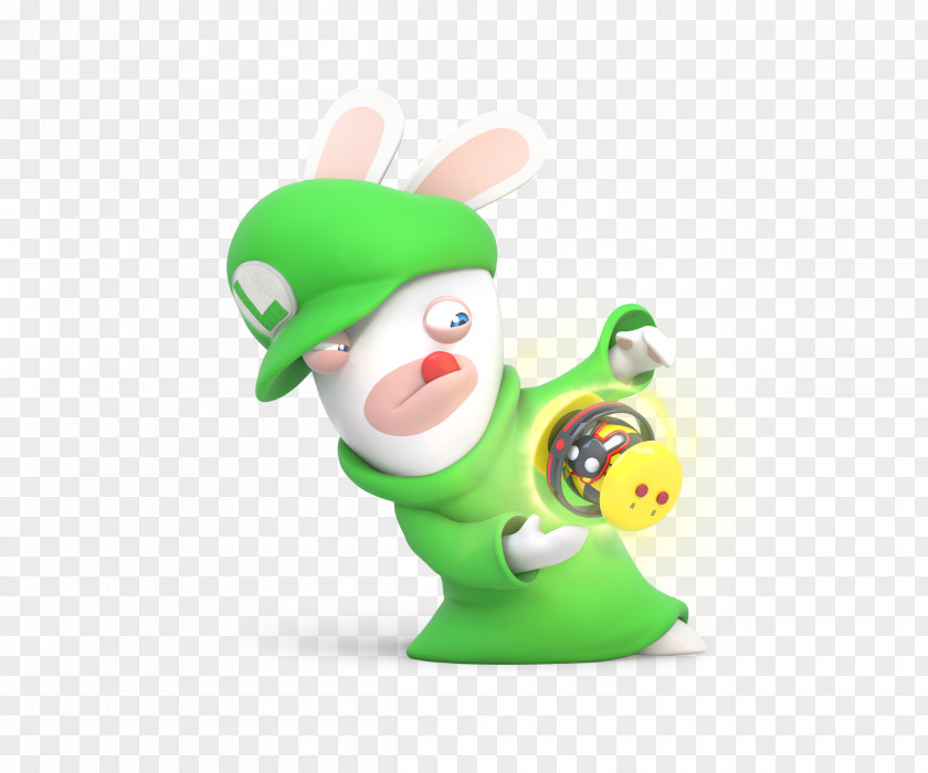 Luigi Mario + Rabbids Kingdom Battle Princess Peach & Yoshi PNG