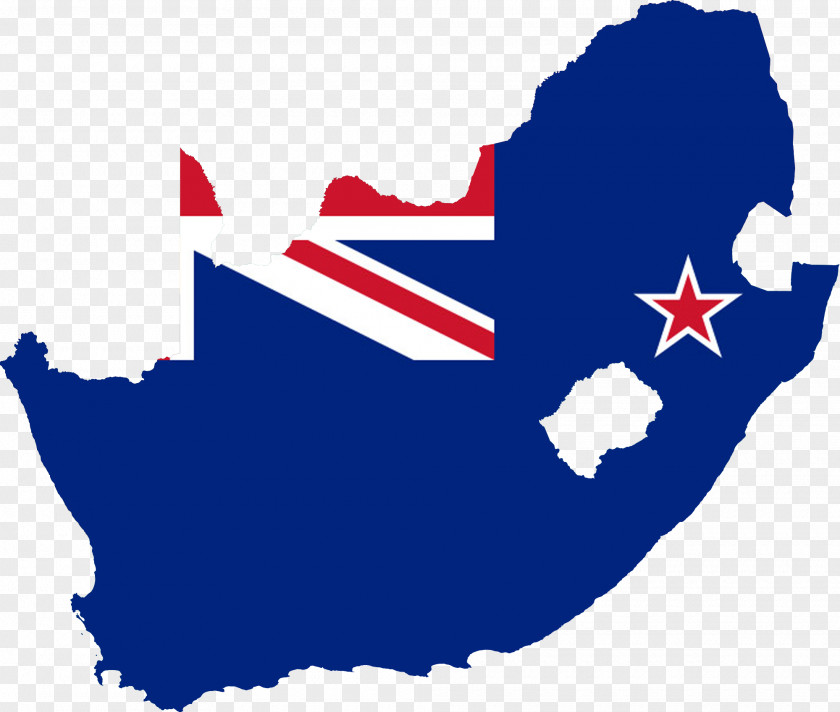 Map Flag Of South Africa Vector PNG
