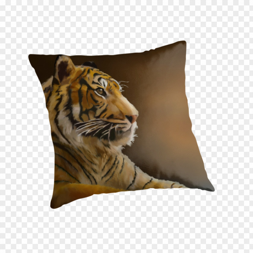 Tiger Cushion Cat Throw Pillows PNG