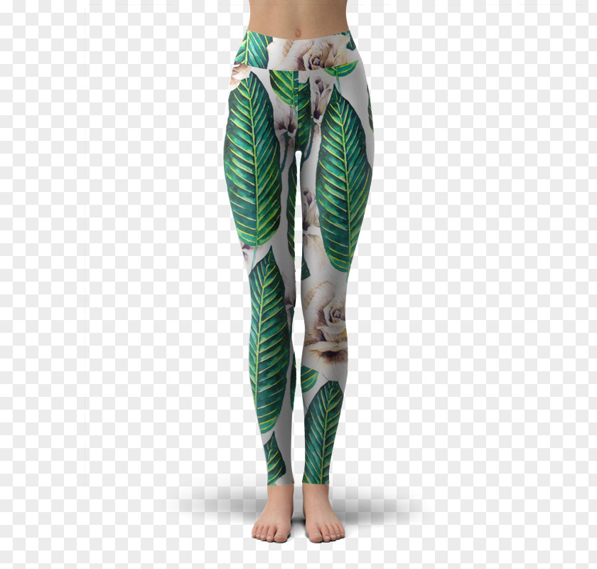 Tropical Leaf Leggings Pants United States Tights Clothing PNG