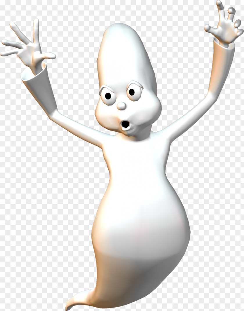 White Ghost Intimidation Material Web Browser PNG