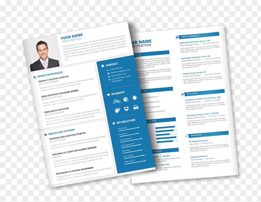 Curriculum Vitae Résumé Template Cover Letter Professional PNG