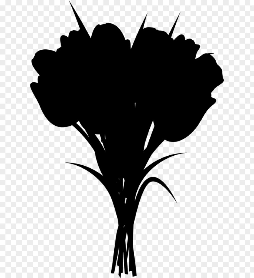 Flower Plant Stem Leaf Clip Art Character PNG
