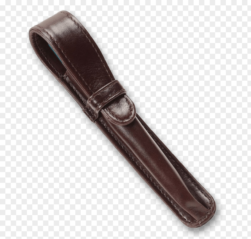 Fountain Pen Strap Leather Brown PNG