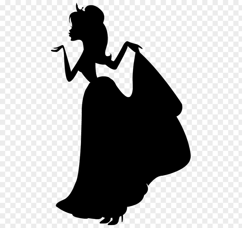 Silhouette Disney Princess Clip Art PNG