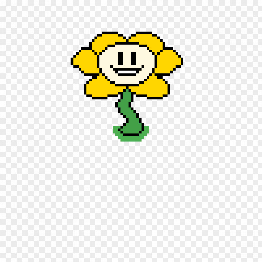 Sprite Undertale Flowey Pixel Art Image PNG