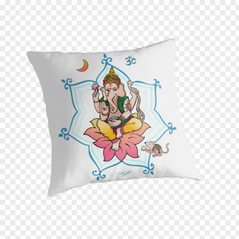 Sri Ganesh Ganesha Cushion Textile Throw Pillows PNG