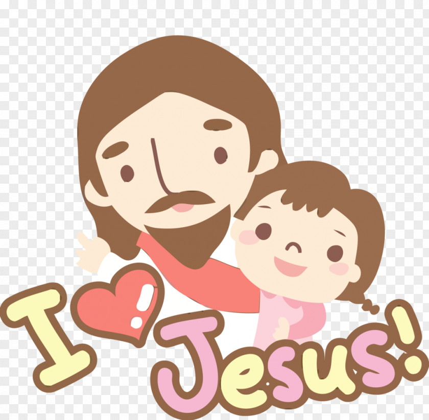 Jesus Vector Cartoon Clip Art PNG