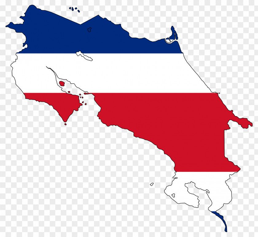 Map Provinces Of Costa Rica Flag World PNG