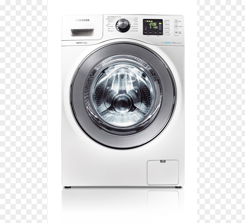 Samsung Washing Machines Seine WF106U4SA Clothes Dryer PNG