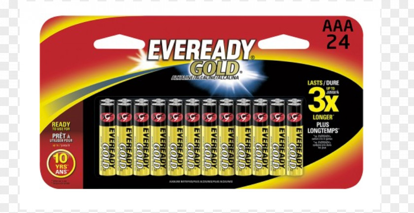 Clearance Electric Battery Eveready Company Alkaline AAA PNG