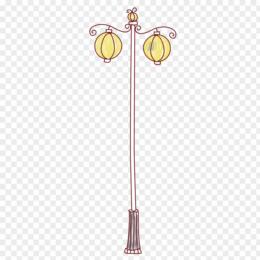 Exquisite Street Light Download Cartoon PNG