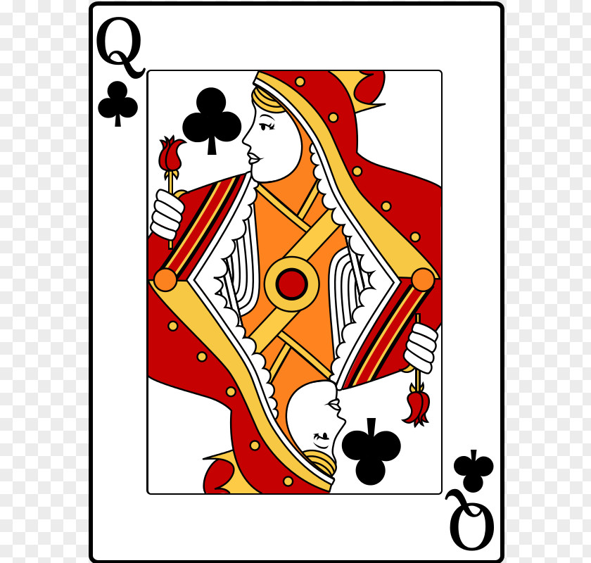 Queen Of Hearts Clip Art Playing Card PNG