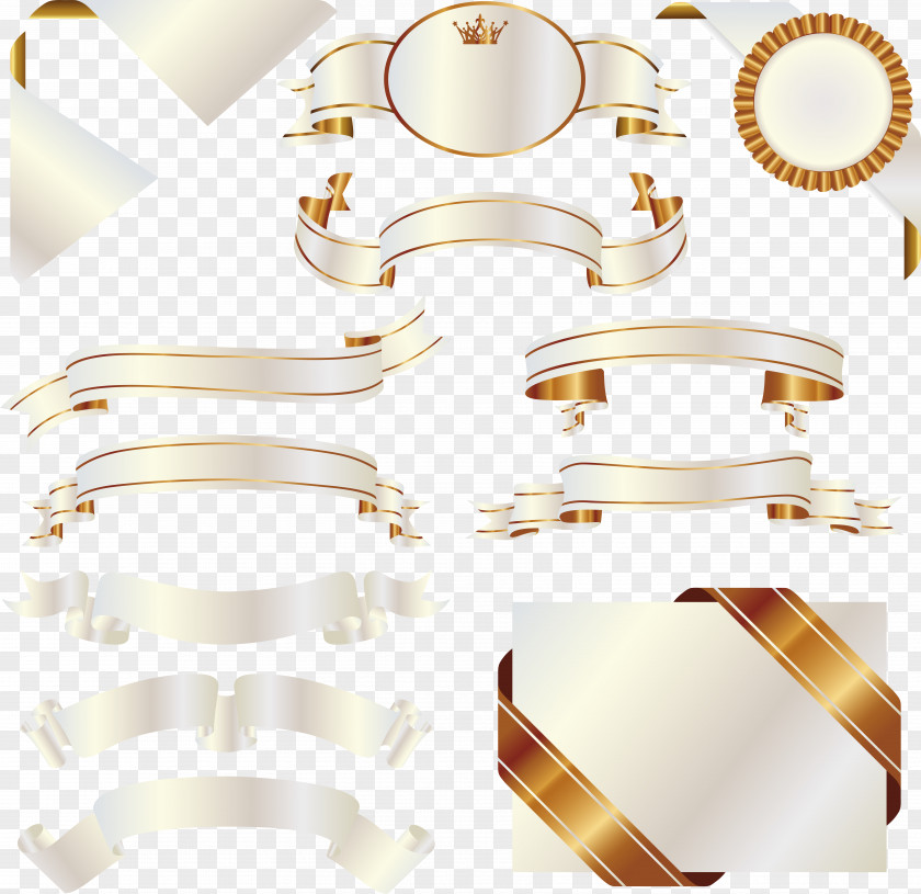 Ribbon Vector Label Advertising PNG